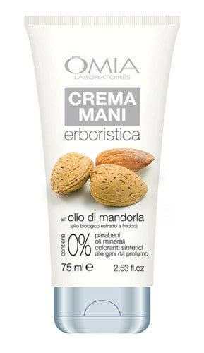 Omia Crema Mani all' OLIO DI MANDORLA 75 ml.