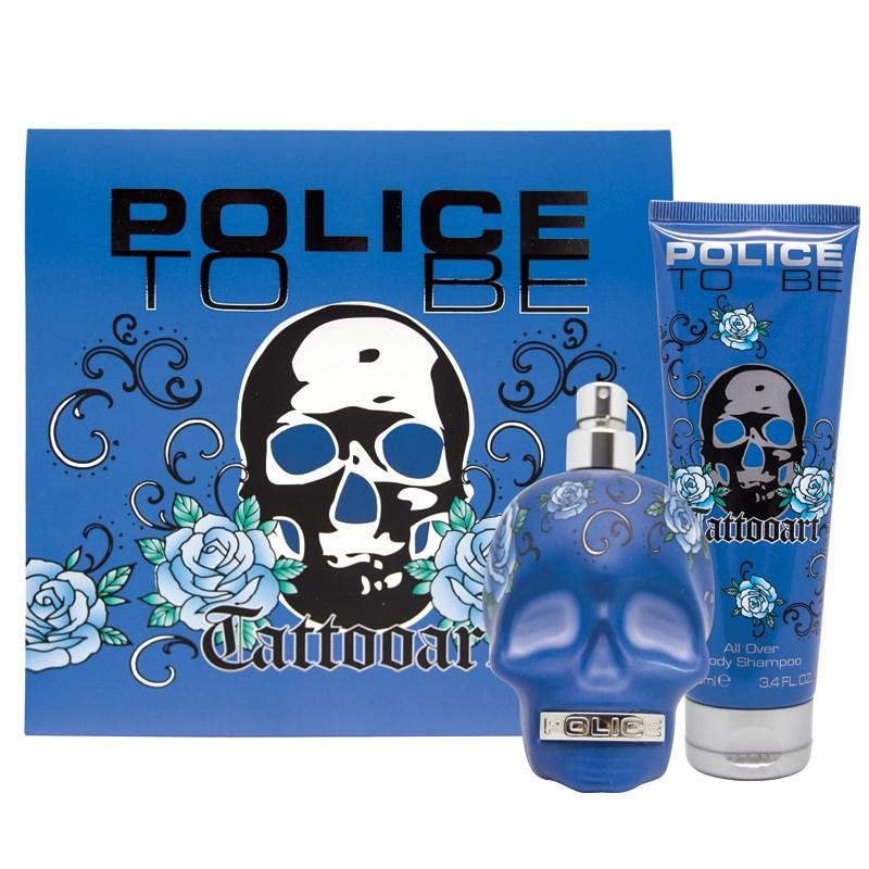 Police To Be Tattoart For Man Edt. 75 ml. & Bagnodoccia 100 ml. Cofanetto