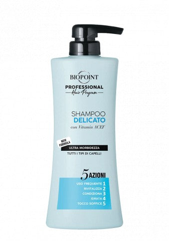 Biopoint Professional Shampoo Delicato 400 ml. C-pompetta