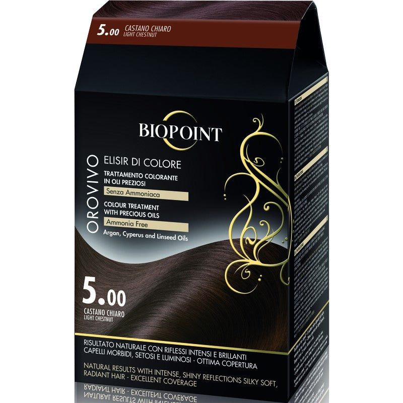 Biopoint Orovivo Elisir Di Colore 5.00 Castano Chiaro