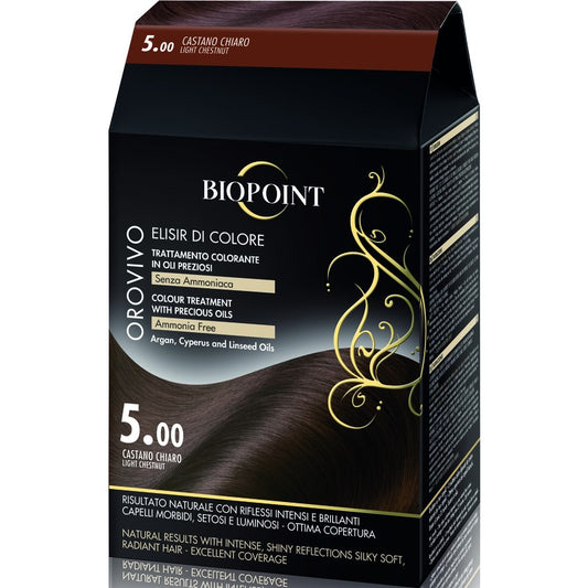 Biopoint Orovivo Elisir Di Colore 5.00 Castano Chiaro