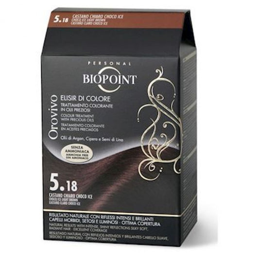 Biopoint Orovivo Elisir Di Colore 5.18 Castano Chiaro Choco Ice
