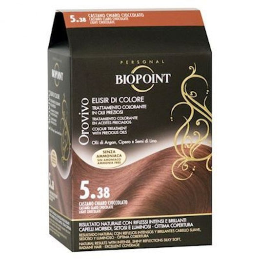 Biopoint Orovivo Elisir Di Colore 5.38 Castano Chiaro Cioccolato