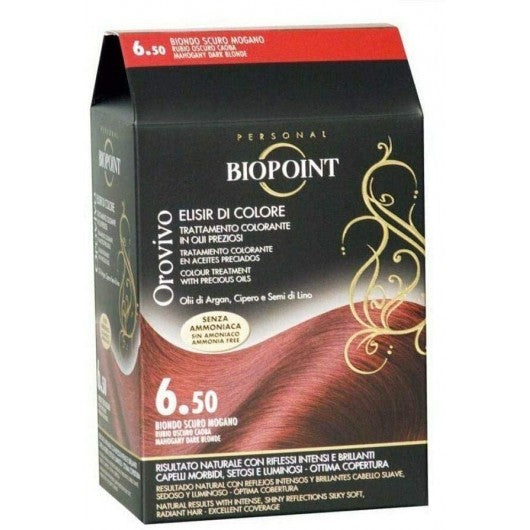 Biopoint Orovivo Elisir Di Colore 6.50 Biondo Scuro Mogano
