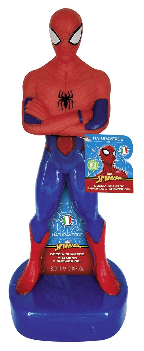 Spider Man Shower Gel & Shampoo 3D 300 ml.