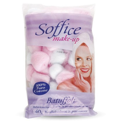 Soffice Macke Up Batuffoli Colorati in Puro Cotone 40 gr