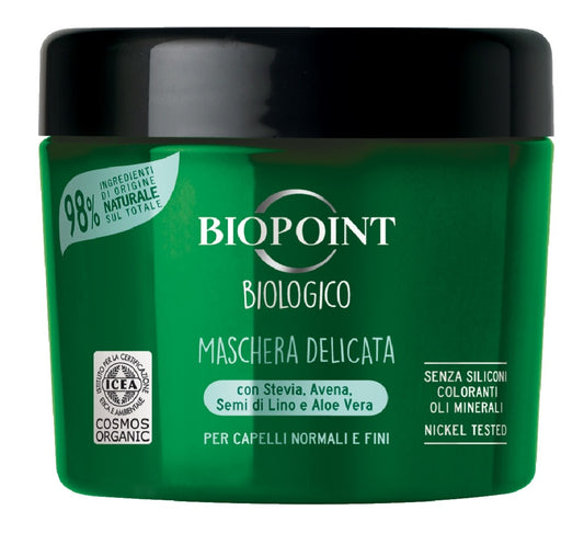 Biopoint Maschera Capelli Biologico Delicato 200 ml.