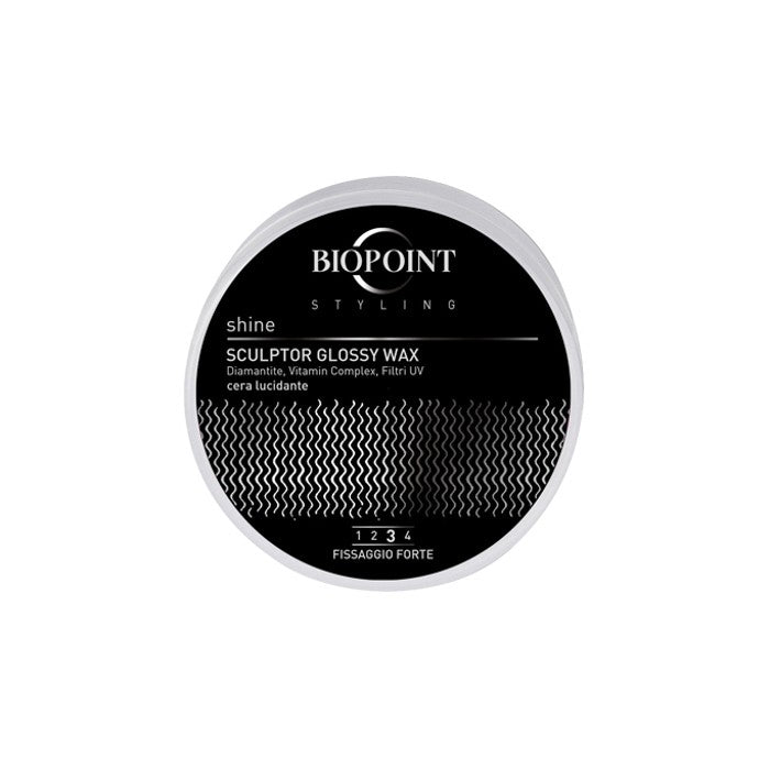 Biopoint Cera Per Capelli Lucidante Sculptor Glossy Wax Fissaggio Forte 100 Ml