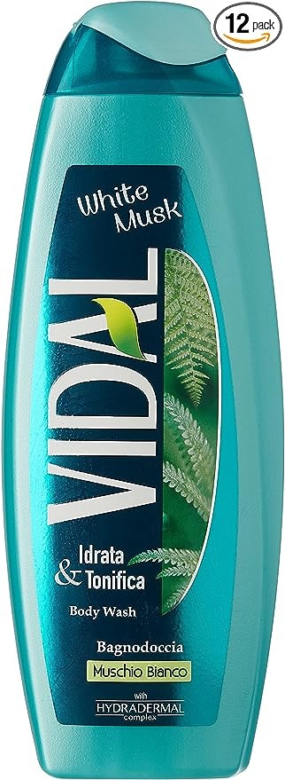 Vidal Bagnodoccia 500 ml. Tonificante Muschio Bianco