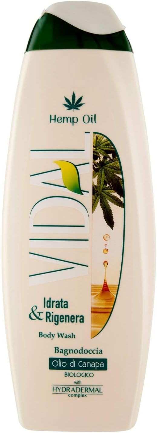 Vidal Bagnodoccia 500 ml. Rigenerante Olio Di Canapa