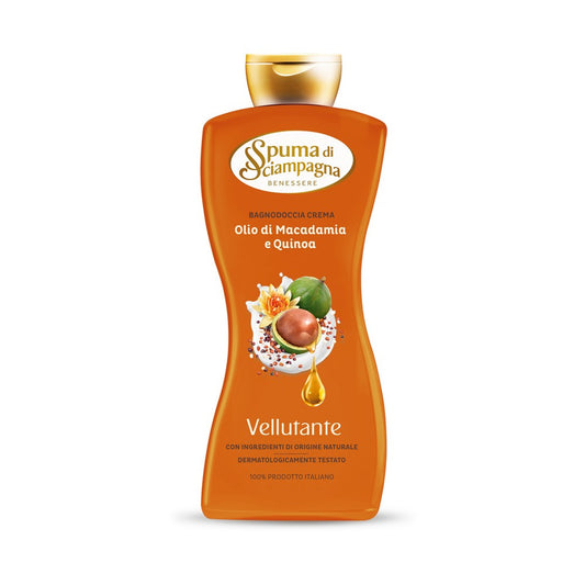 Spuma Di Sciampagna Bagnodoccia 650 ml. Vellutante Olio Macadamia