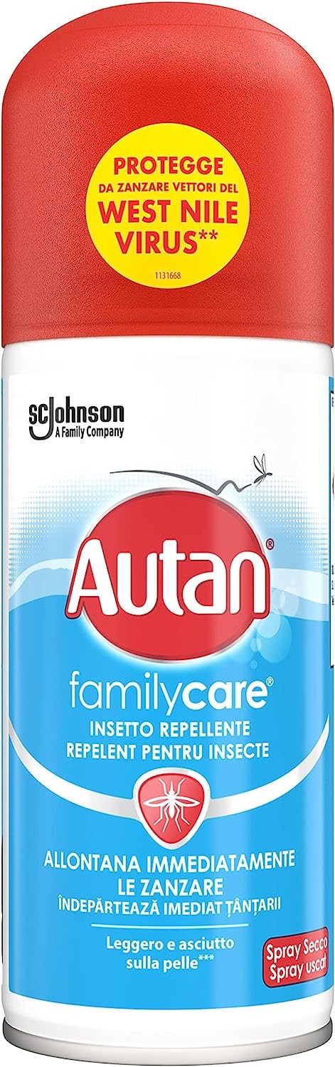 Autan Family Care Effetto Repellente Spray Secco 100 ml.