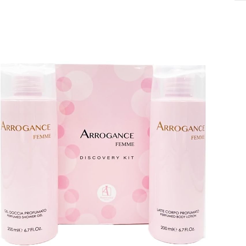 Arrogance Femme Conf: Bagnodoccia 200 ml. & Latte Corpo 200 ml.