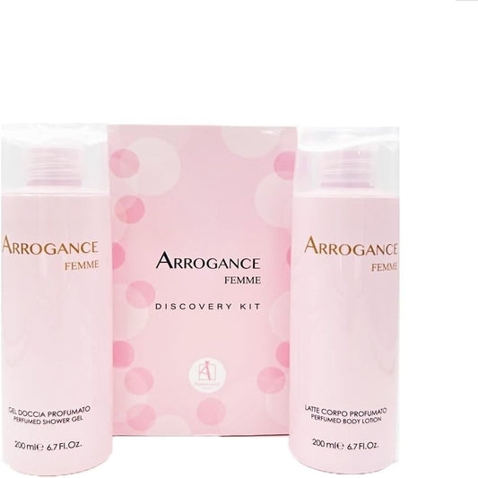 Arrogance Femme Conf: Bagnodoccia 200 ml. & Latte Corpo 200 ml.