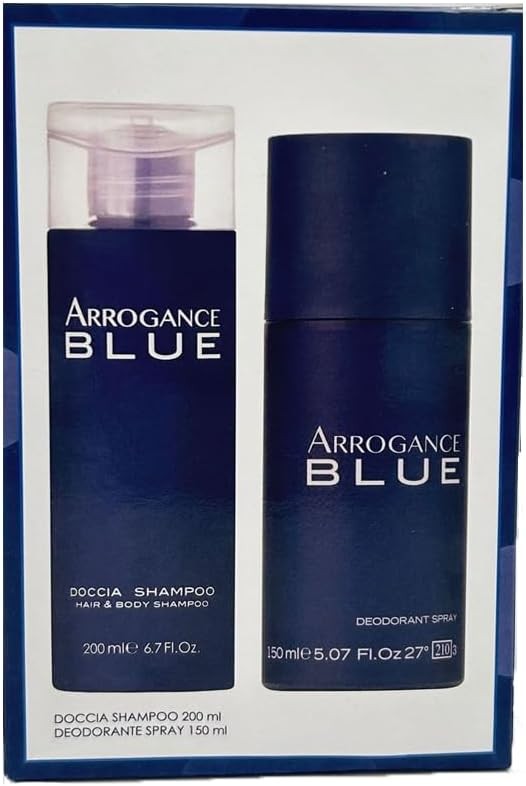 Arrogance Blue Confezione Bagnodoccia 200 ml. & Deodorante 150 ml.