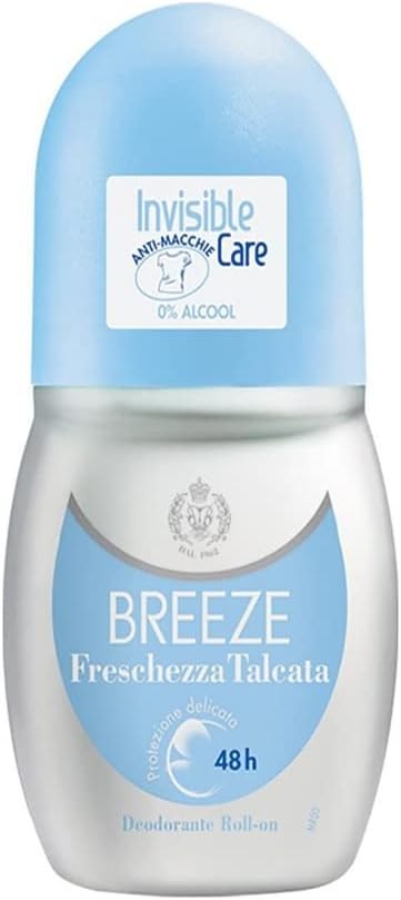 Breeze Deodorante Roll-On Freschezza Talcata 50 ml.