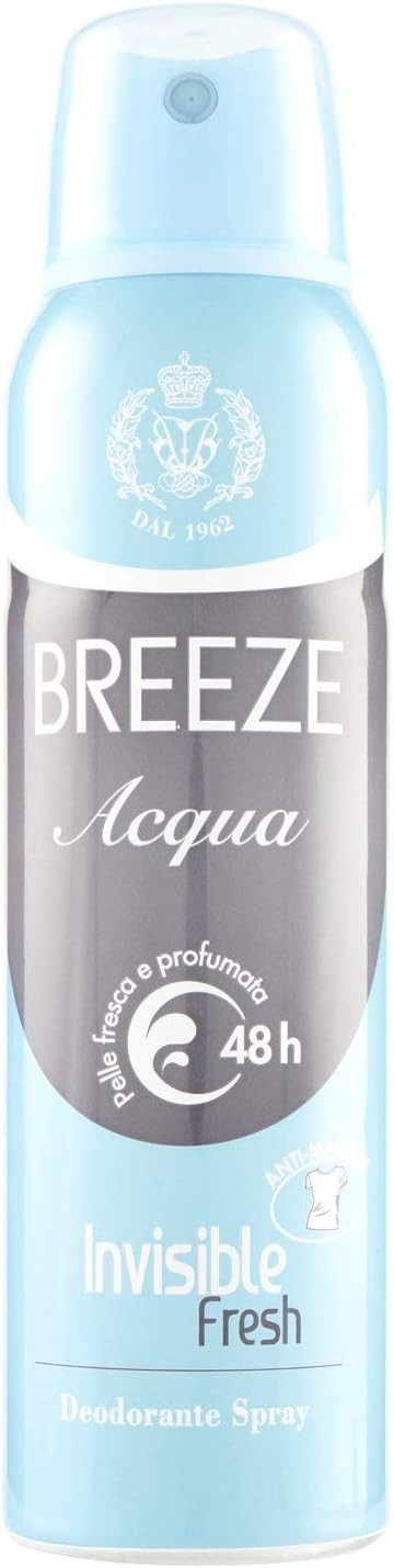 Breeze Deodorante Spray Acqua Invisible Fresh 150 ml.