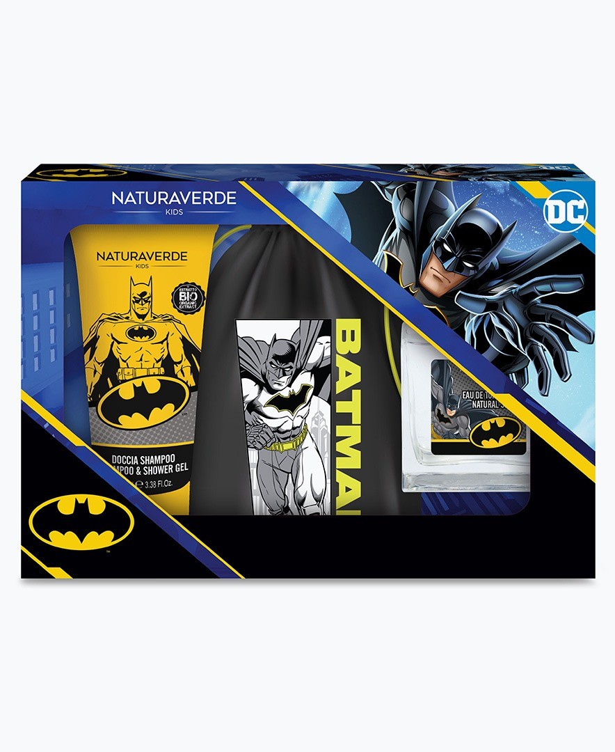 Batman Conf. Edt 50 ml + Doccia Shampoo 100 ml + Sacchetto