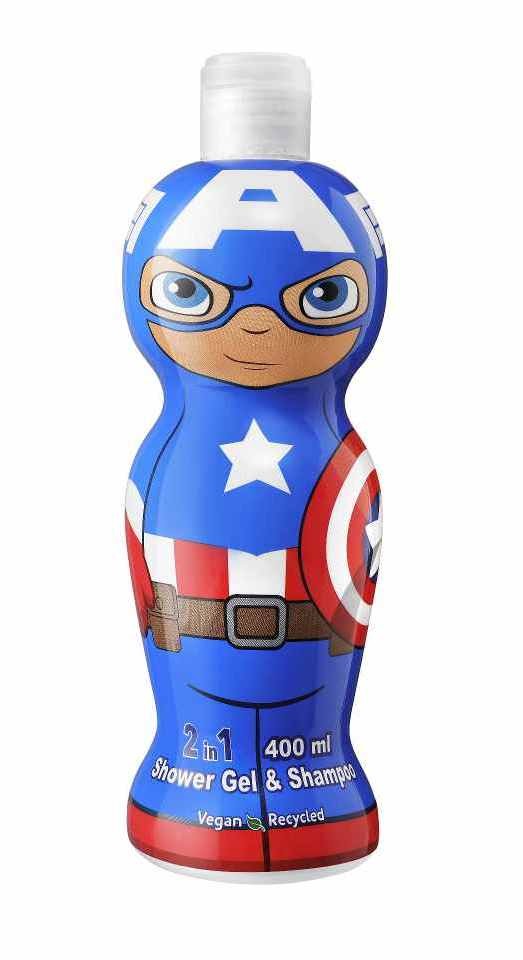 Avengers Capitan America 1D bagno shampoo baby 400 ml.