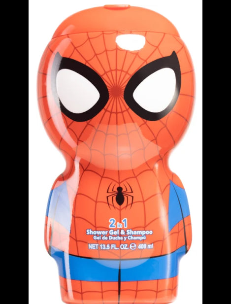 Spider Man 2D Shower Gel & Shampoo 400 ml.