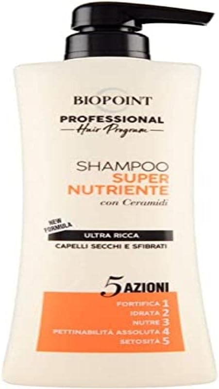 Biopoint Professional Shampoo Super Nutriente 400 ml. C-pompetta