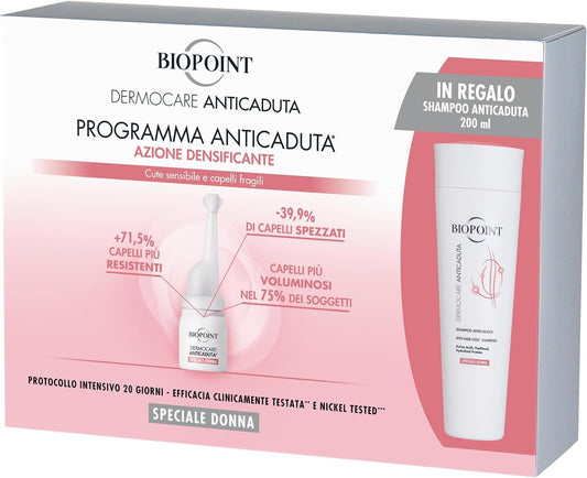 Biopoint Conf. Programma Anticaduta Donna Fiale + Shampoo