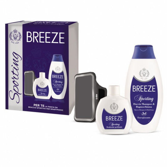 Breeze conf. Sporting Deo. Squeeze 100 ml & Doccia Shampoo 400 ml Con Porta Smartphone