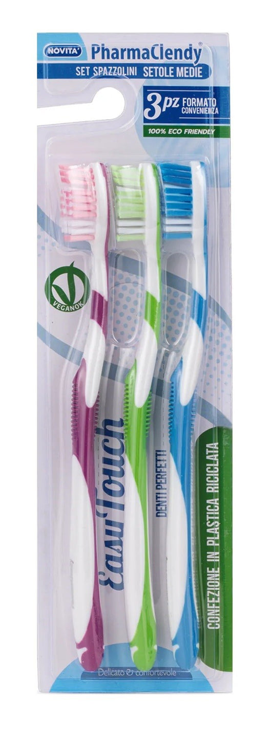 Spazzolini Dentali 3 pz. Medio PharmaClendy