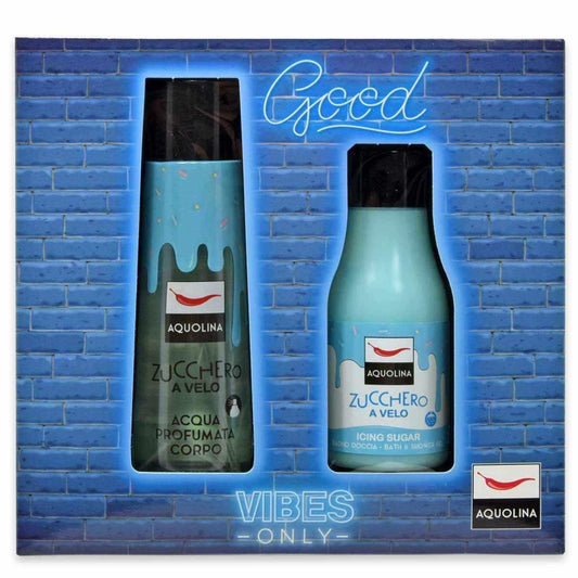 Aquolina Conf. Acqua Corpo 150 ml Zucchero A Velo + Bsh. 125 ml.