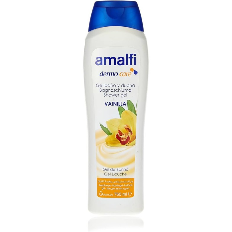 Amalfi Bagnoschiuma 750 ml. Dermo Care Vainilla