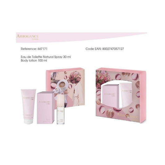 ARROGANCE FEMME COFANETTO EDT 30ML VAPO + B/L 100 ML.