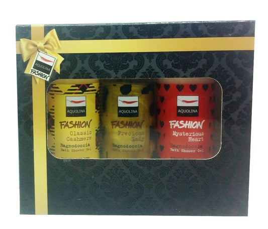 Aquolina Fashion 3 Bagno Doccia Trendy Set  3 da100 ml