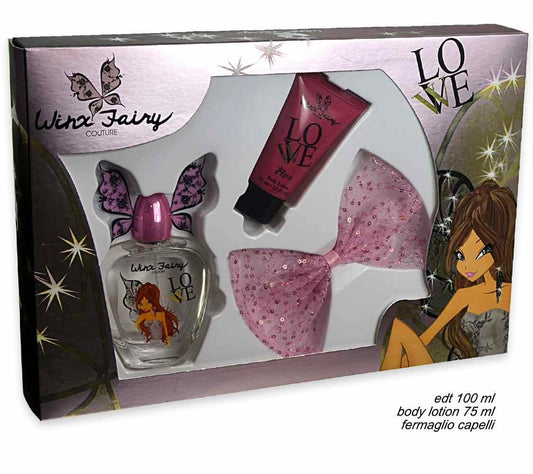 Winx Fairy Love Flora Conf. edt 100 ml & Body Lotion 75 ml & fiocco