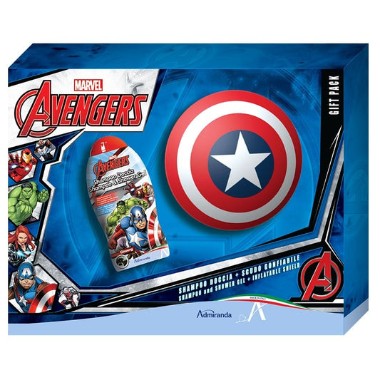 Avengers Shampoo Doccia 300 ml. & Scudo Gonfiabile Cofanetto