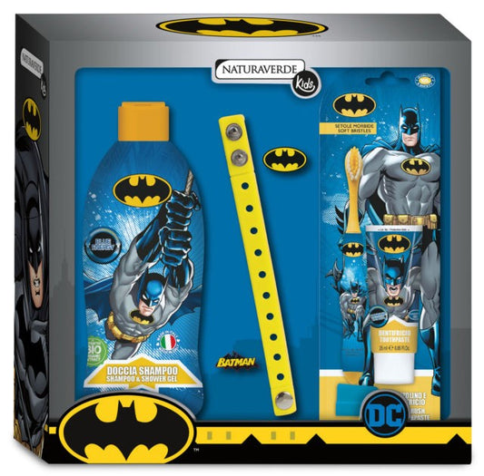 Bat Man Oral care & bagnoschiuma baby 250 ml. & Bracciale Cofanetto