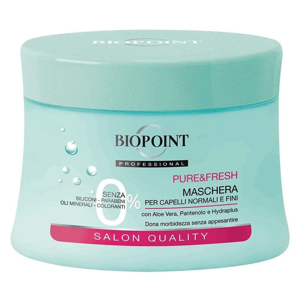 Biopoint Pure & Fresh Maschera Capelli Normali e Fini 250 ml.