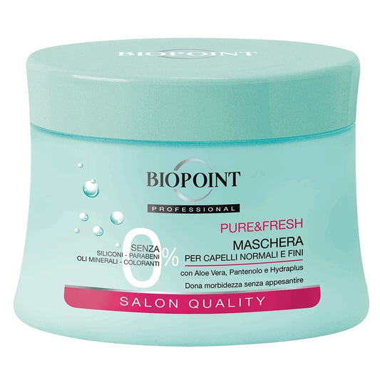 Biopoint Pure & Fresh Maschera Capelli Normali e Fini 250 ml.