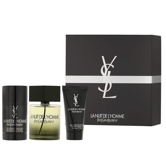 Yves Saint Laurent Nuit L' Homme Cofanetto edt. 100 &  Bsh.50 & deo 75 ml. Stick Cofanetto