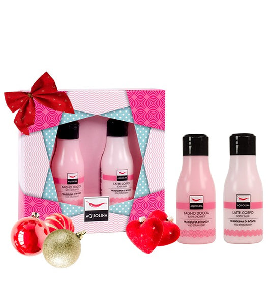 Aquolina Conf. Bagno Doccia 125 ml + Latte Corpo 125 ml Fragolina di Bosco