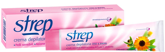 Strep Crema Depilatoria Viso Ascelle Bikini 75 ml